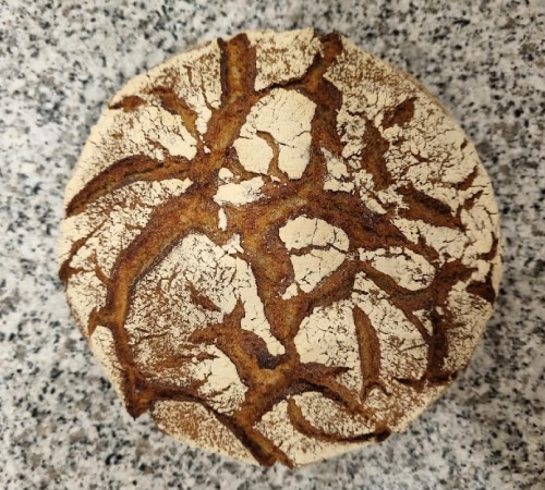 Pain de seigle au citron