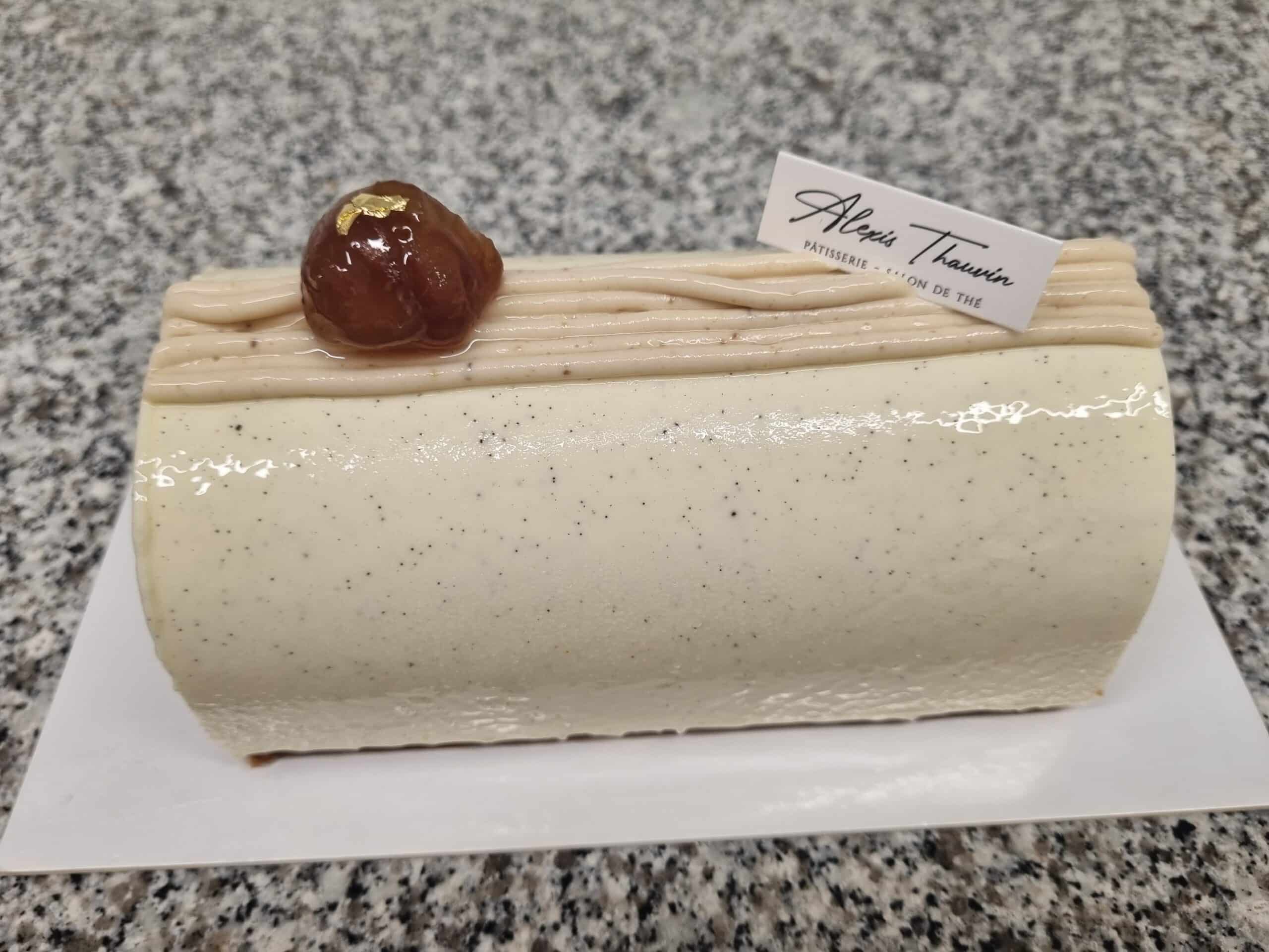 Bûche Marron et Vanille