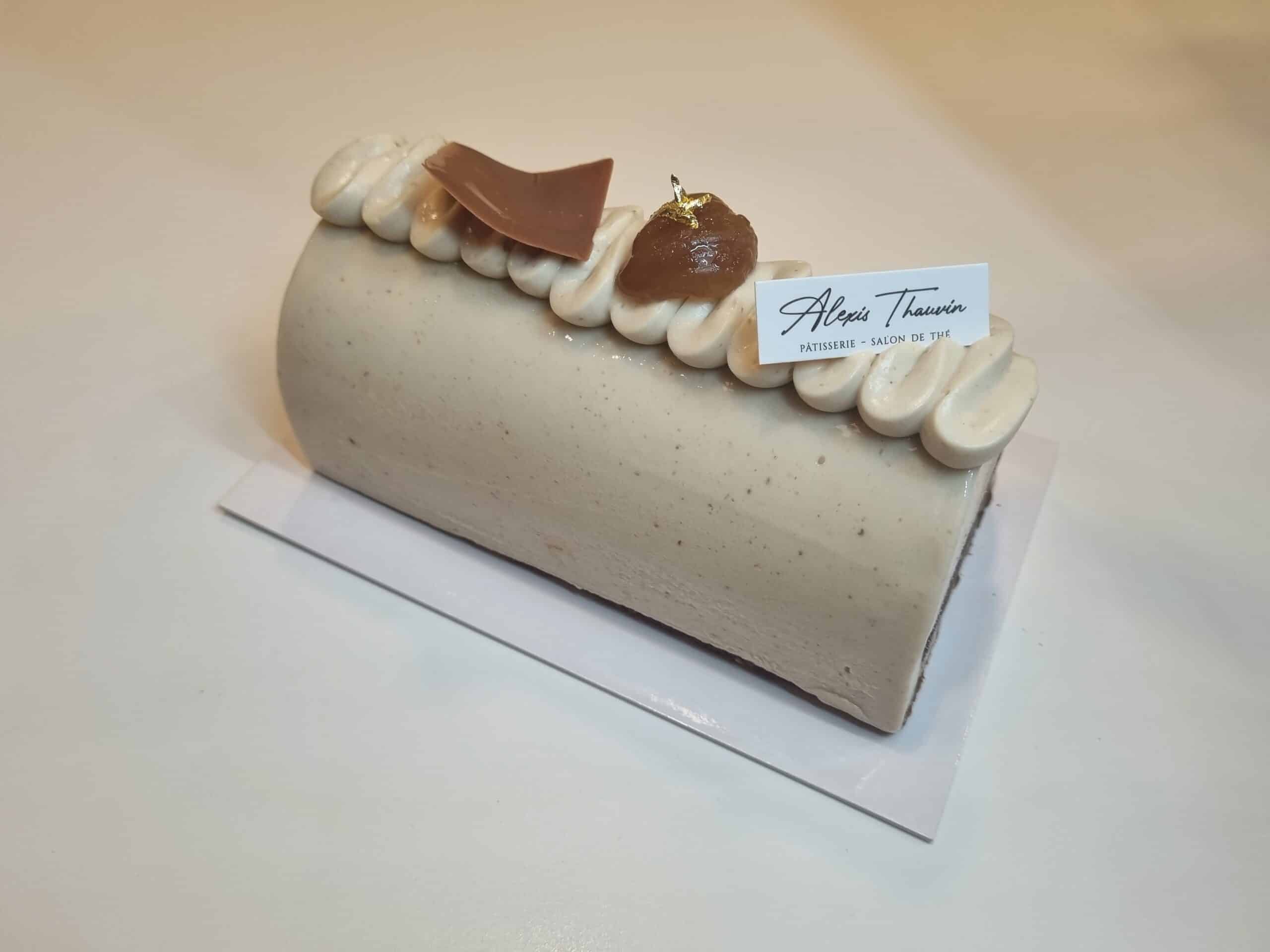 Bûche Marron et Cassis