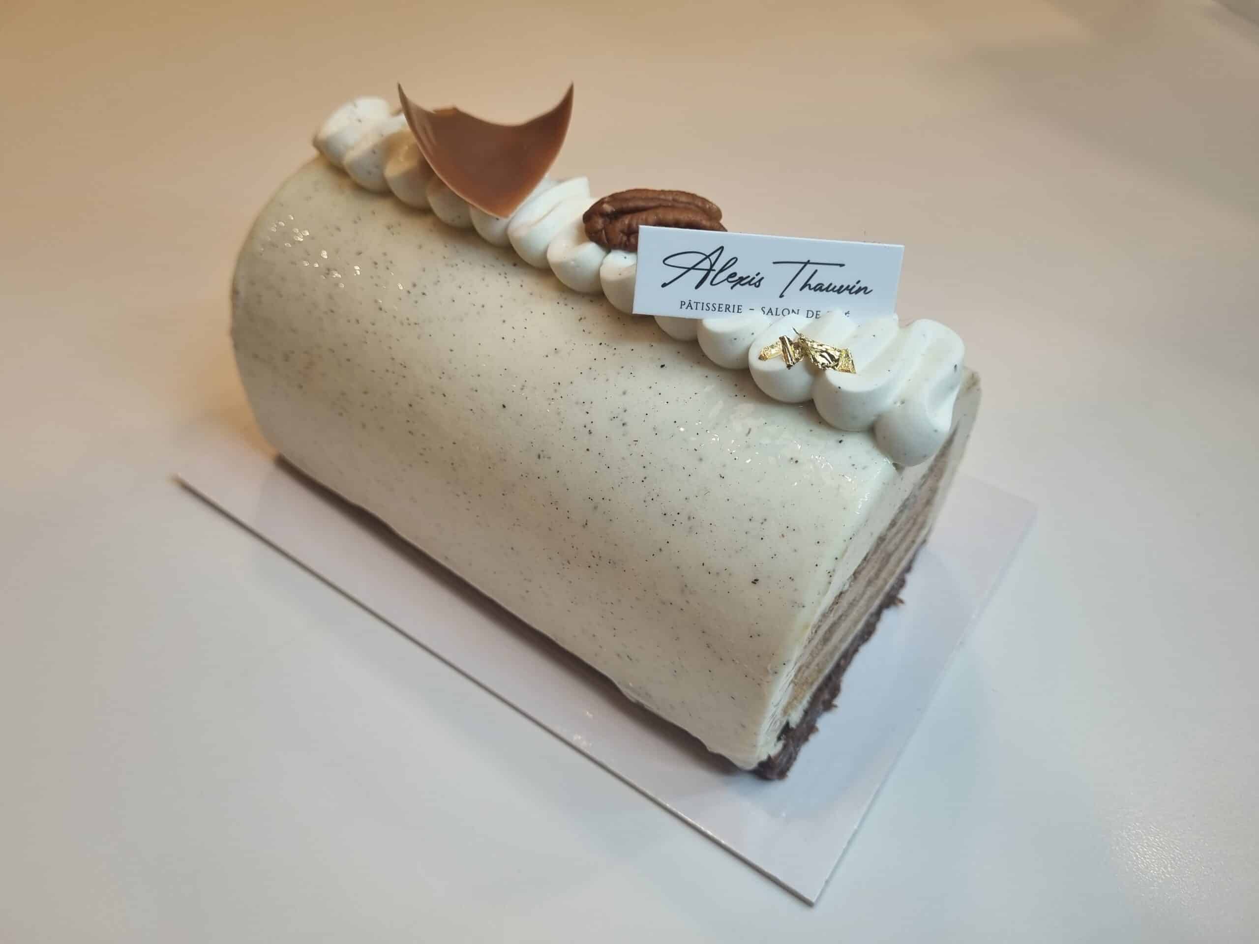 Bûche Pécan et Vanille