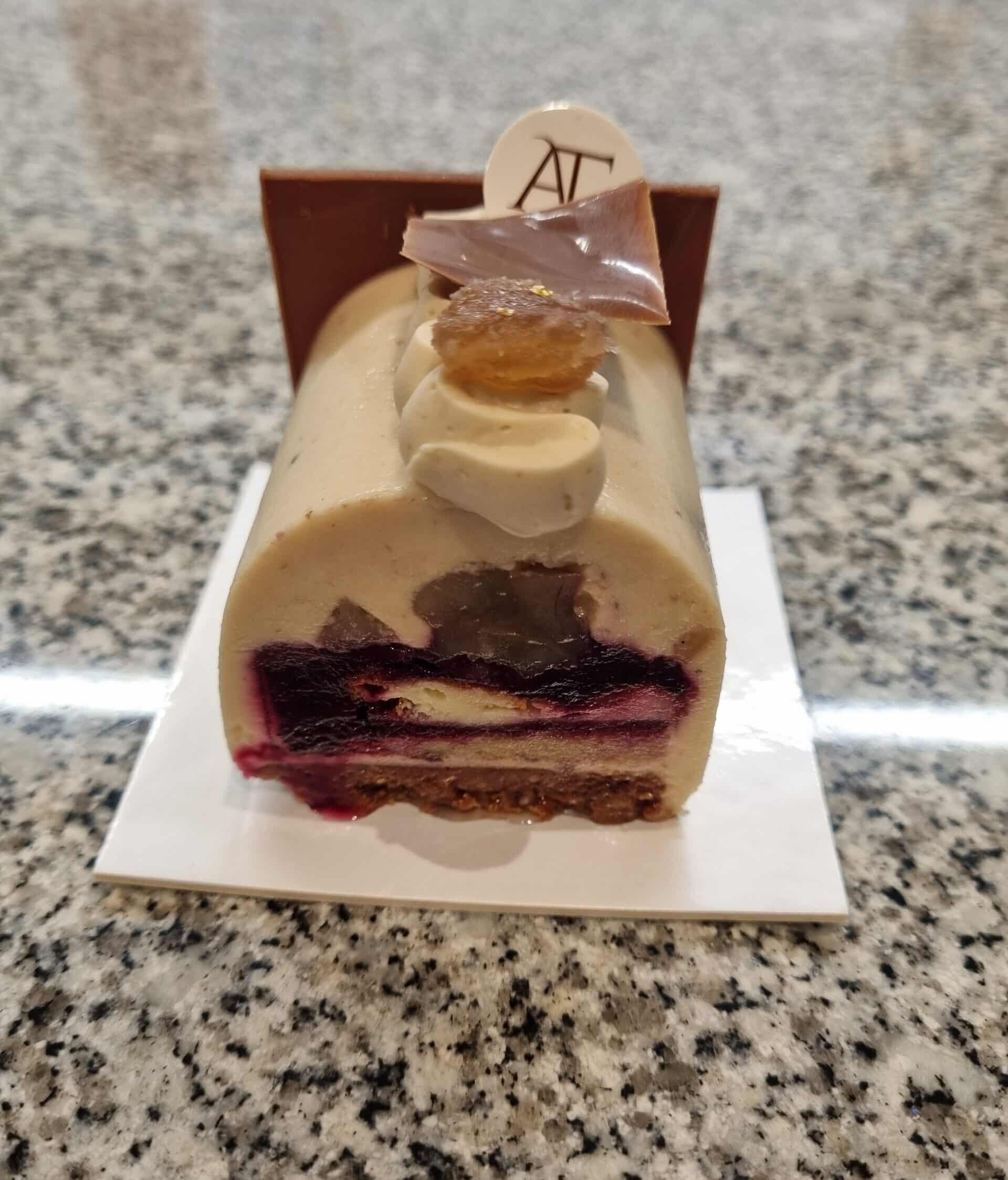 Bûchette Marron et Cassis