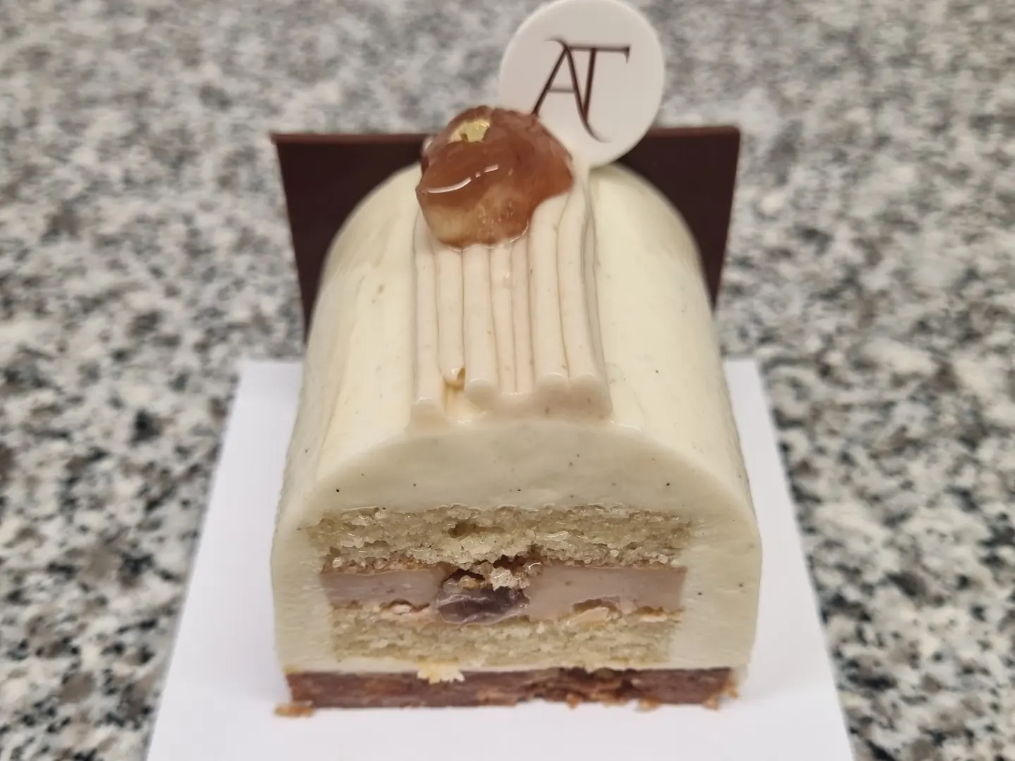 Bûchette Marron et Vanille