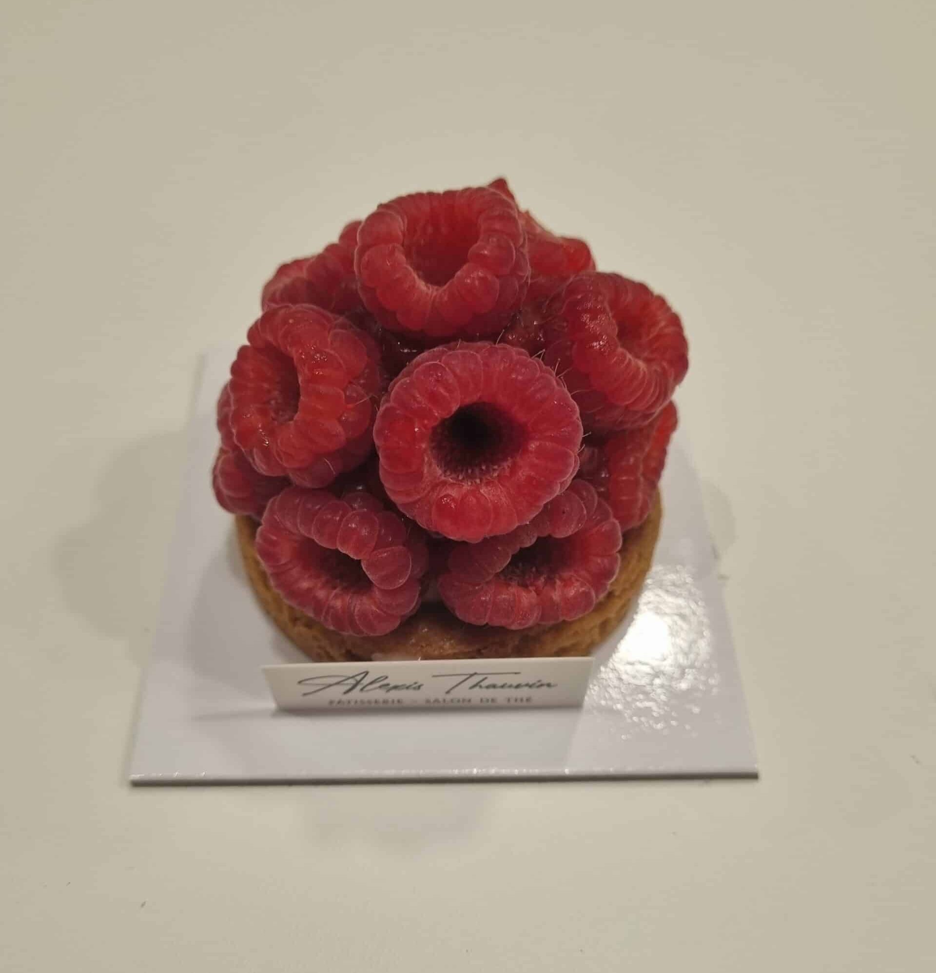 Tarte aux framboises