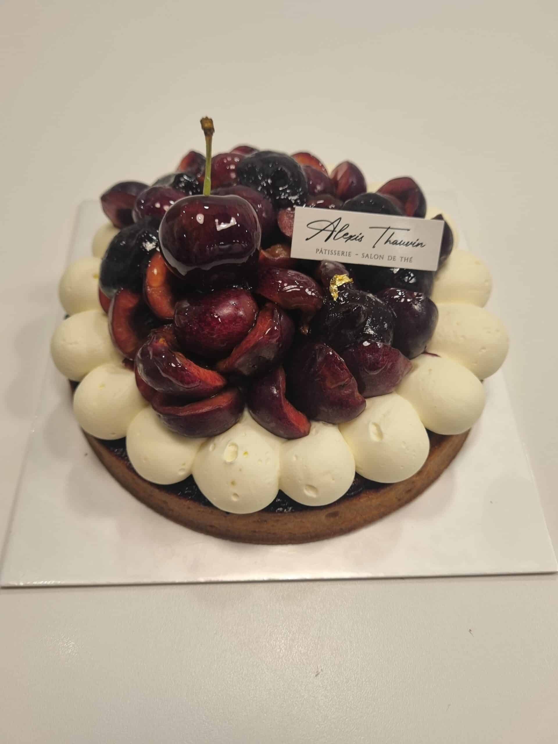 Tarte Cerise et Fleur d’oranger