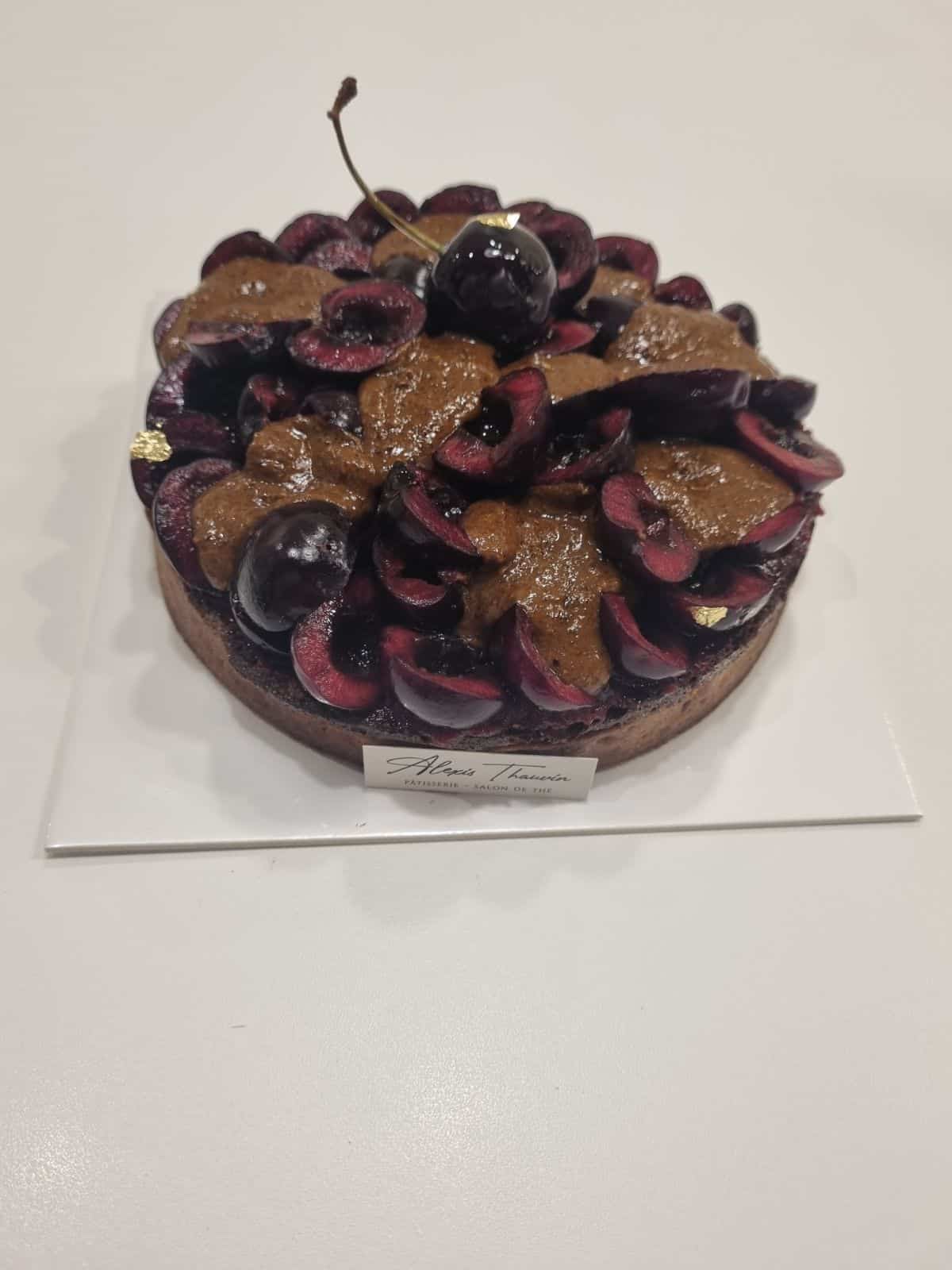 Tarte Pistache et Cerises