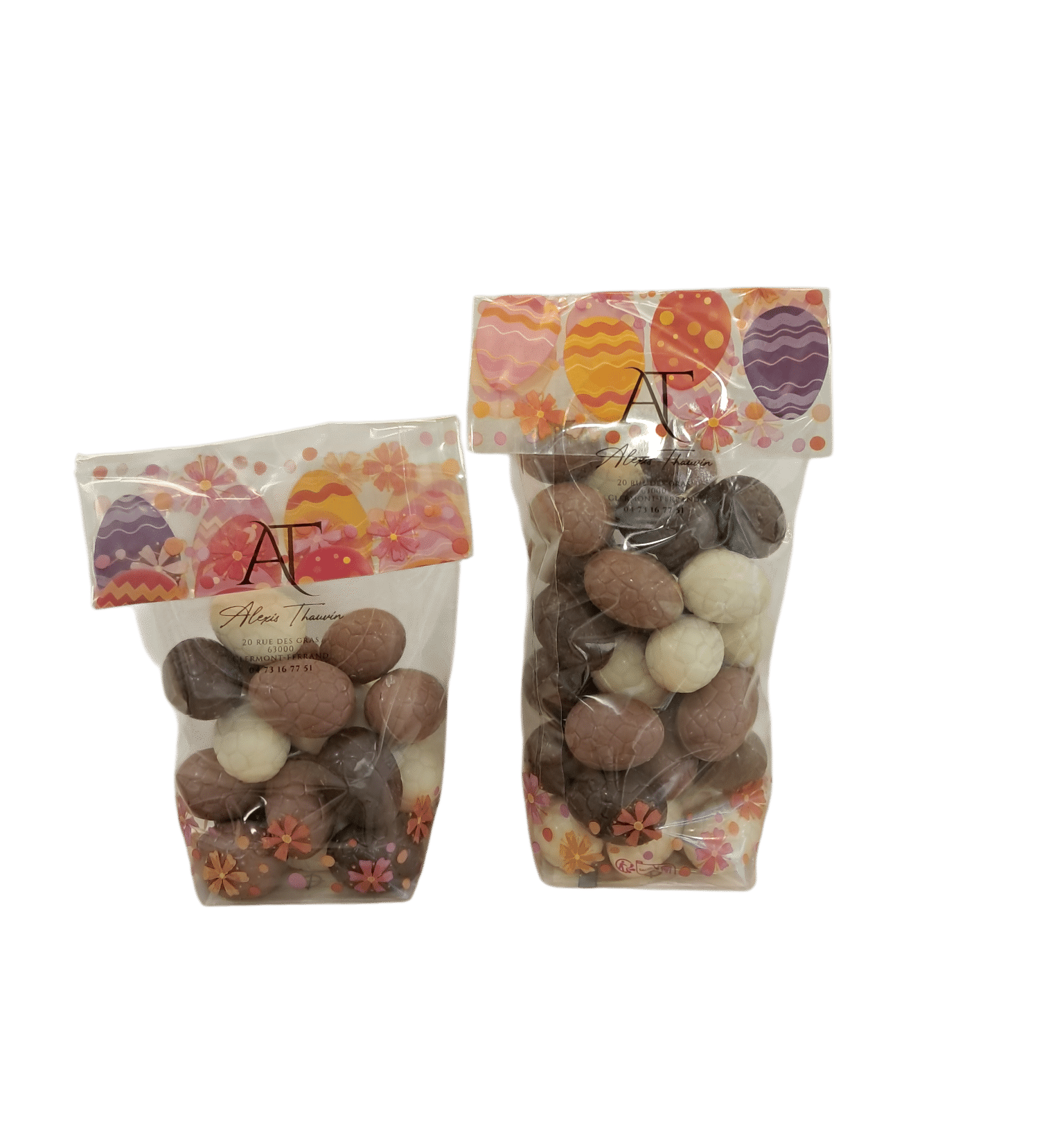 Sachet d&rsquo;oeufs pralinés