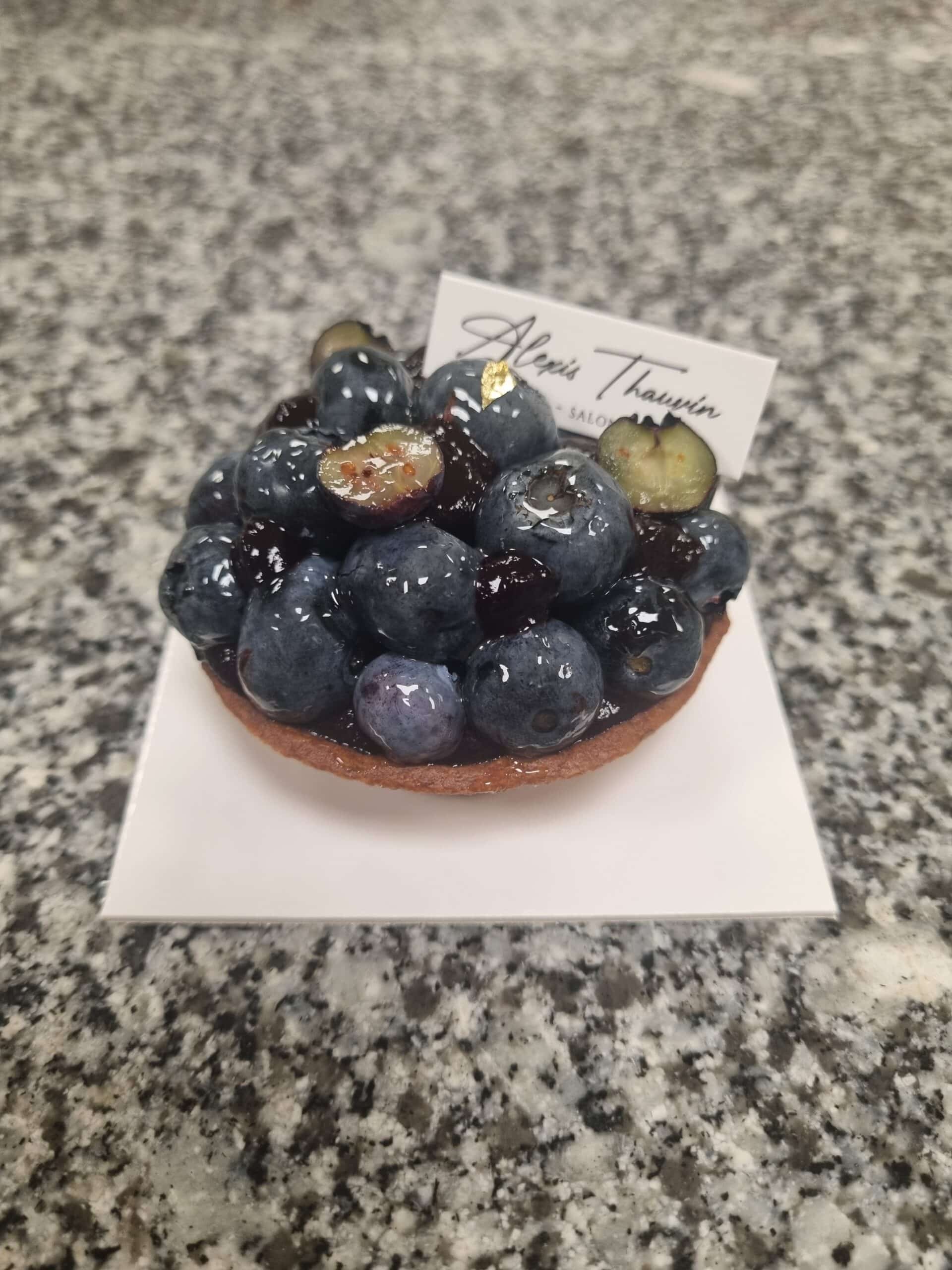 Tarte Myrtille Sauvage
